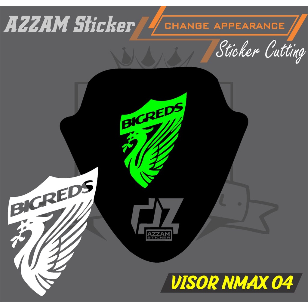 STICKER VISOR NMAX/CUSTOM CUTTING VISOR NMAX 04 AZ