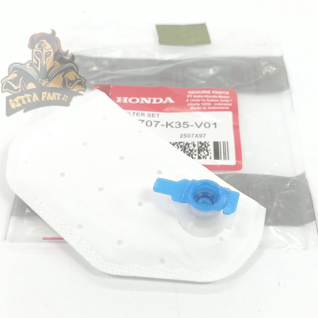 FUEL PUMP FILTER BENSIN HONDA K35 KUALITAS ASLI ORIGINAL HONDA AHM PRESISI BENSIN JADI BERSIH TIDAK BIKIN TERSUMBAT BAHAN BERKUALITAS ALIRAN BENSIN JADI LANCAR DAN DIJAMIN AWET VARIO 125 LED VARIO 150 LED PCX