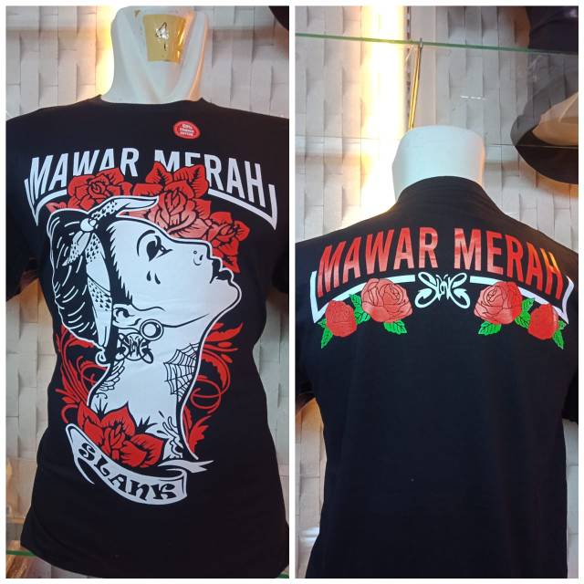 Baju Slank Mawar  Merah 