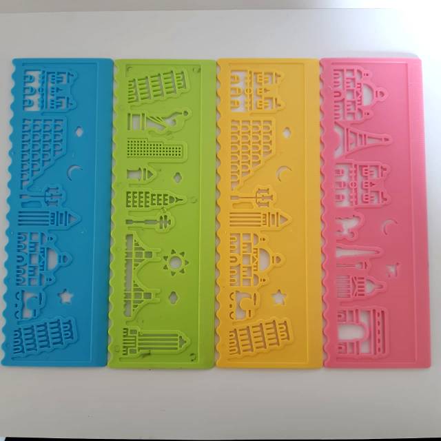 

Penggaris Mistar Sablon Fancy 15 cm