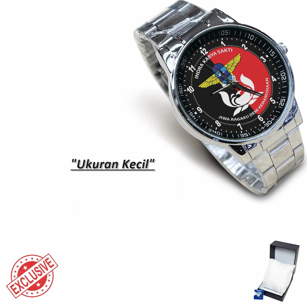 Jam Tangan Rantai Couple KORPS BRIMOB POLRI (Nice)