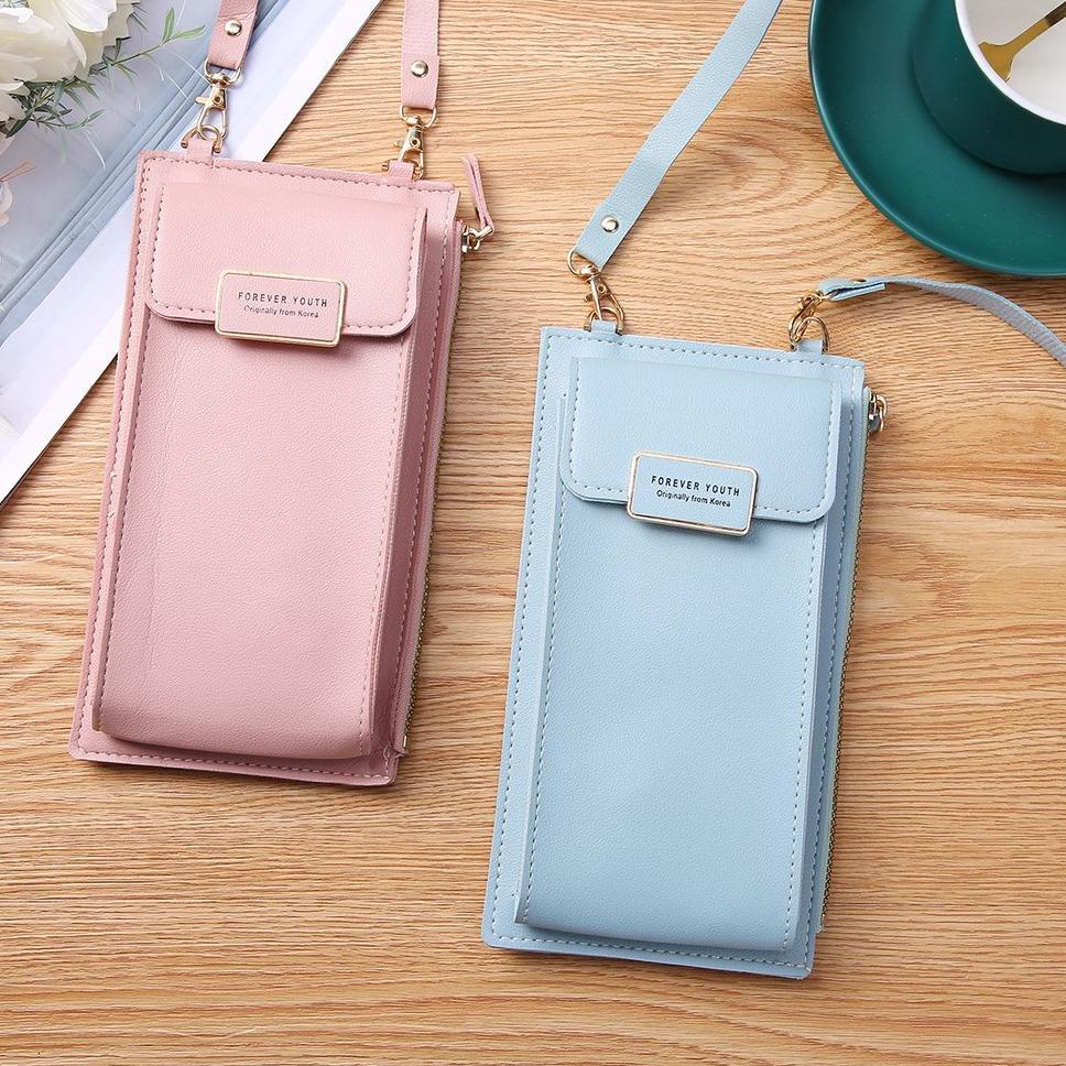 SDW.14My22y– Forever Youth Tas Selempang Tas Wanita Pocket Tempat HP RealPict