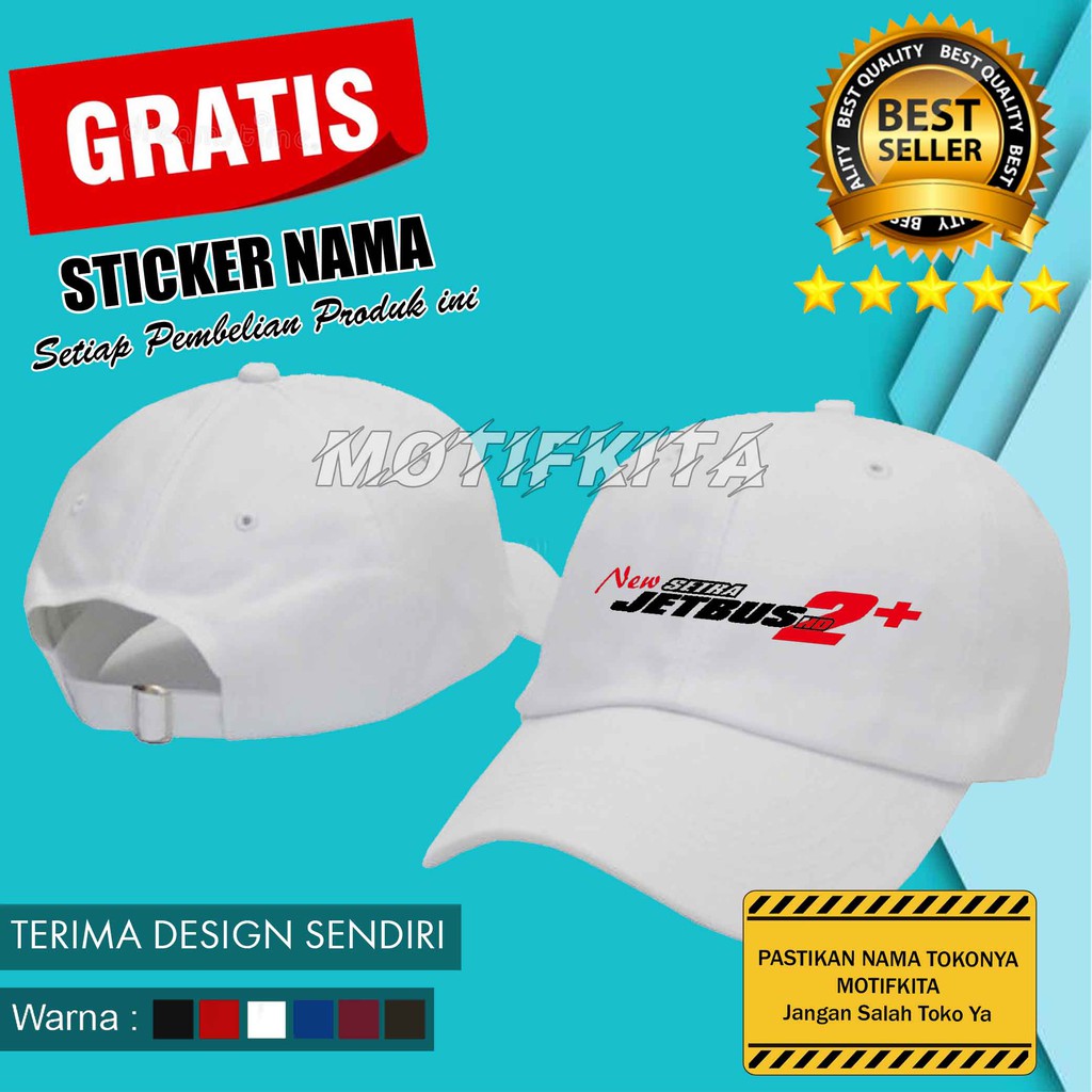 KEREN  Topi Baseball JET BUS 2 HD BIS MANIA BUSMANIA Pria Wanita