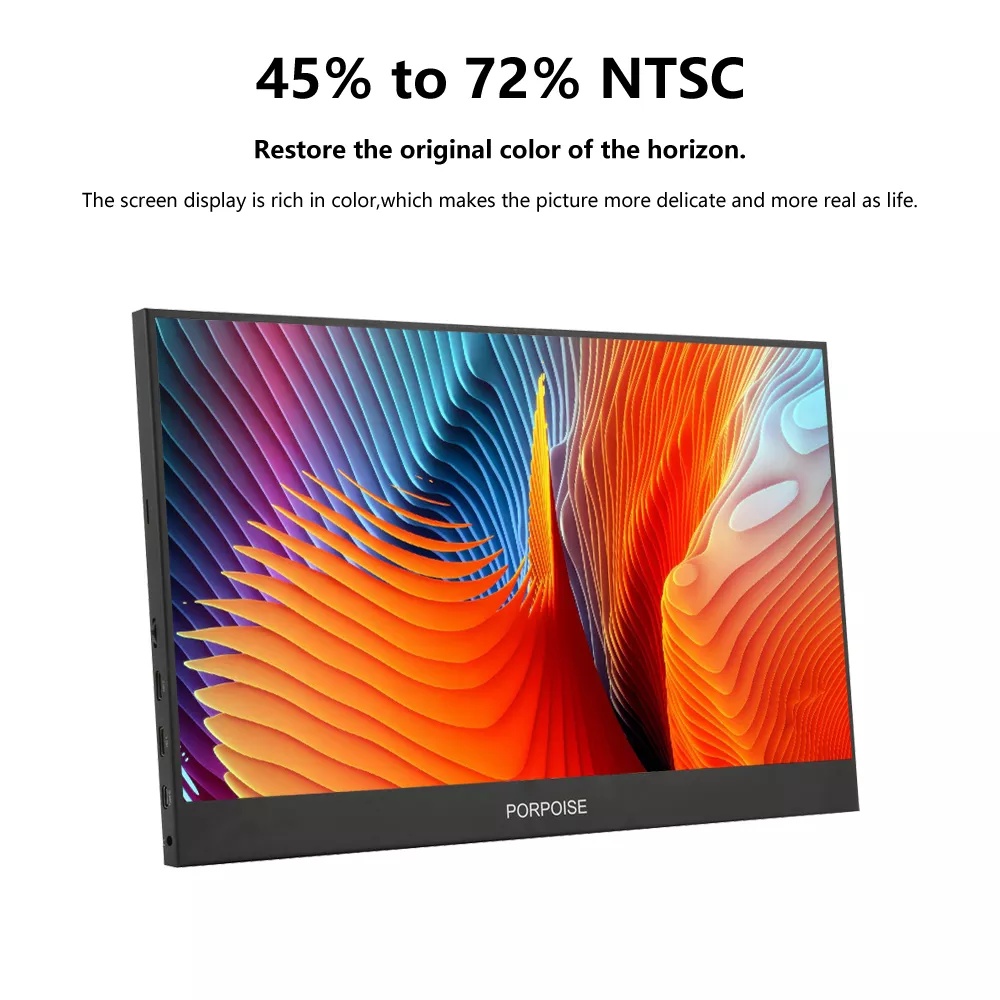 Porpoise Monitor LED 4K 2K OLED FHD HDR Layar Portable Screen IPS Slim Support PD PS4 PS5 Xbox