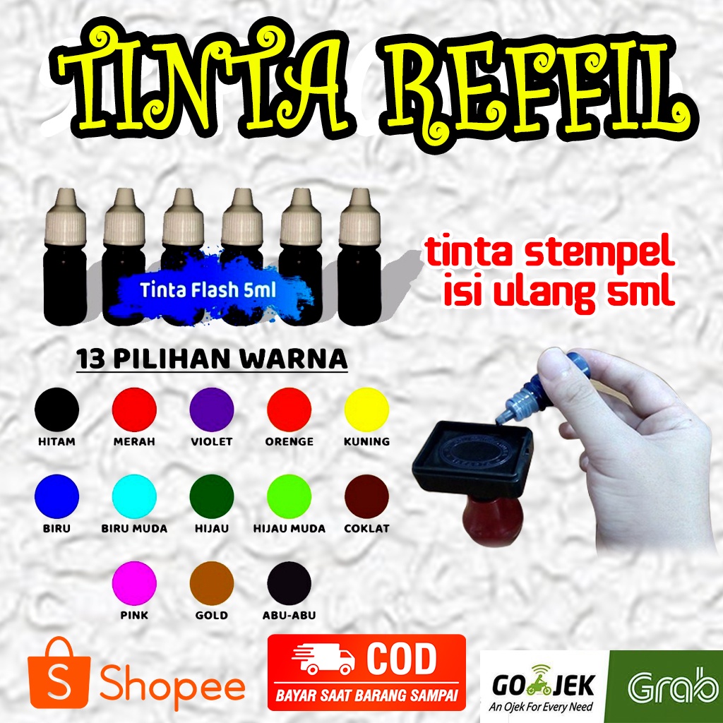 

Tinta Stempel Otomatis | Tinta Refill
