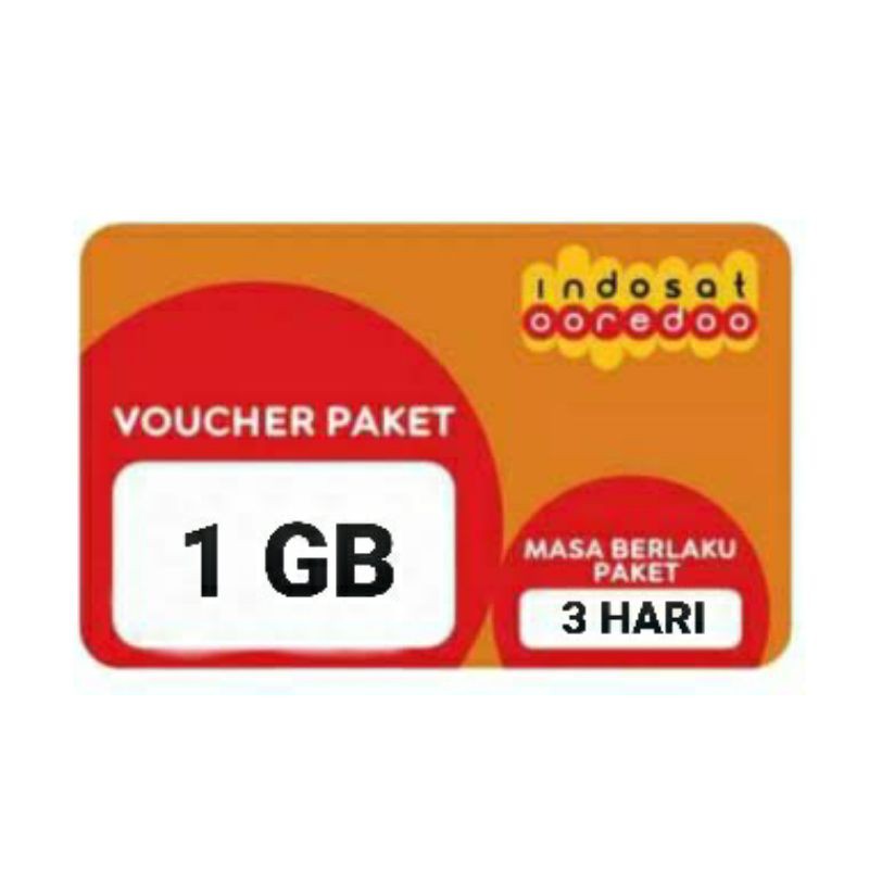 Vocer Indosat 1 GB 3 Hari