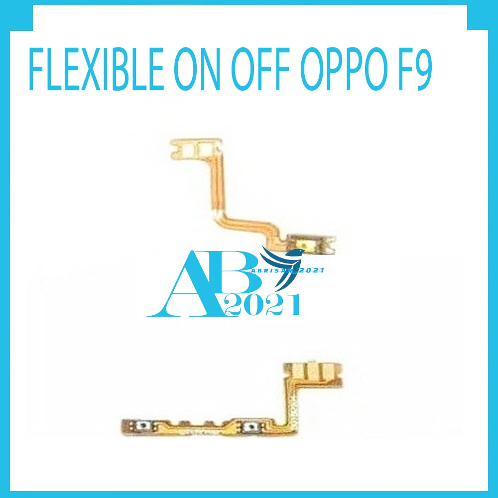 FLEXIBEL TOMBOL POWER ON OF DAN VOLUME OPPO F9