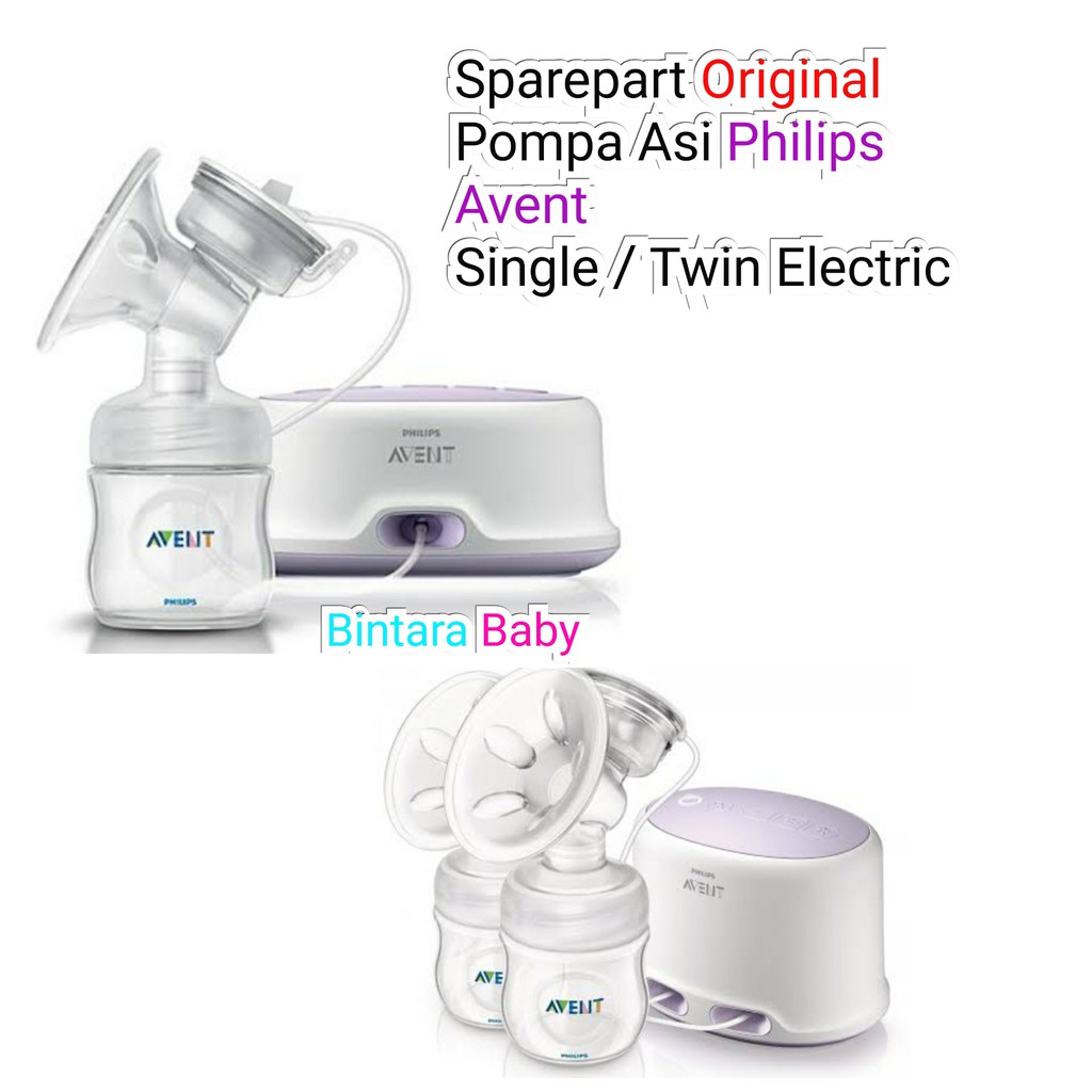 Sparepart Pompa Asi Philips Avent Elektrik Komplit Set Corong  Avent Electric Breast pump