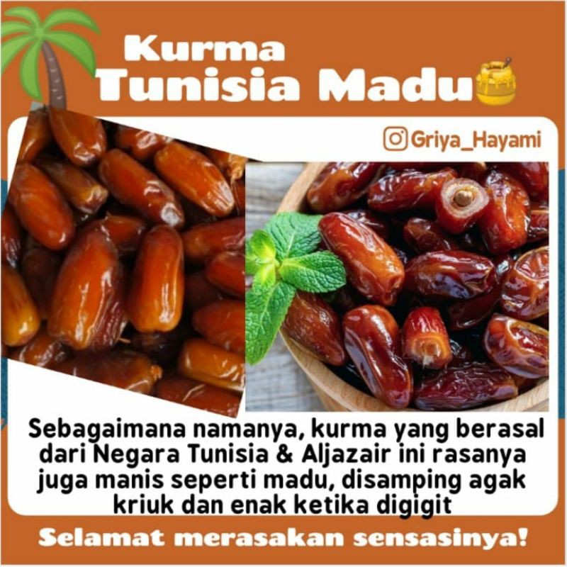 

Kurma Tunisia Madu 1kg