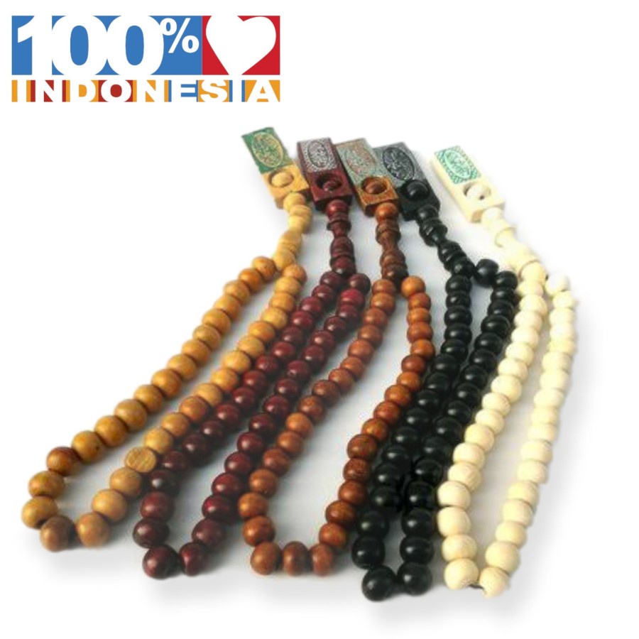 [Bayar di Tempat] TASBIH KAYU ISI 33 BUTIR TASBIH SHOLAT SOUVENIR HAJI UMROH MUSLIM