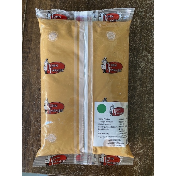

Peanut butter/Selai kacang John farmer 2kg