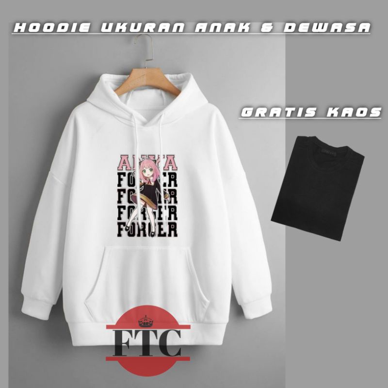 Hoodie sweater anak ANIME SPY X FAMILY/jaket sweater anak perempuan anya forger/sweater SPY X FAMILY