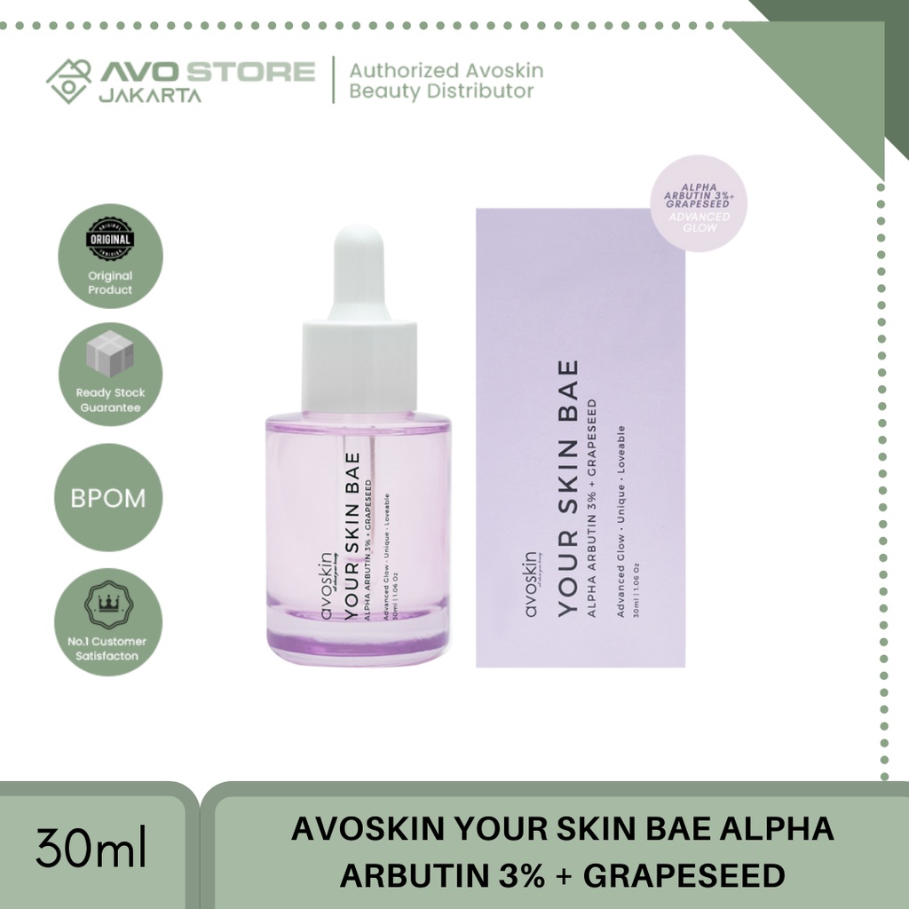 Avoskin Your Skin Bae Alpha Arbutin 3% + Grapeseed