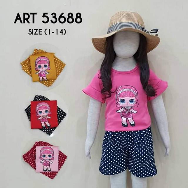 Setelan Pendek CATHERINE KIDS with LED