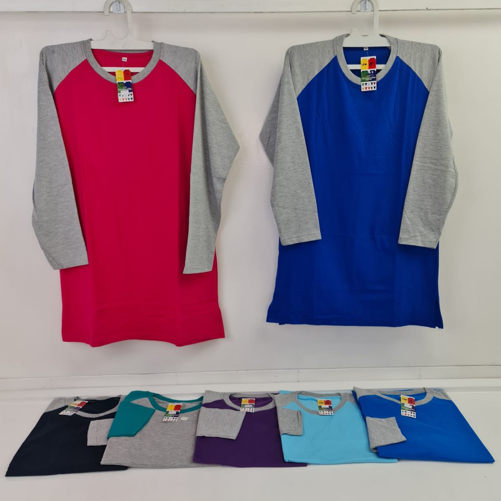 Kaos Dewasa Raglan/Kombinasi Lengan Panjang COMONDILE UOMO