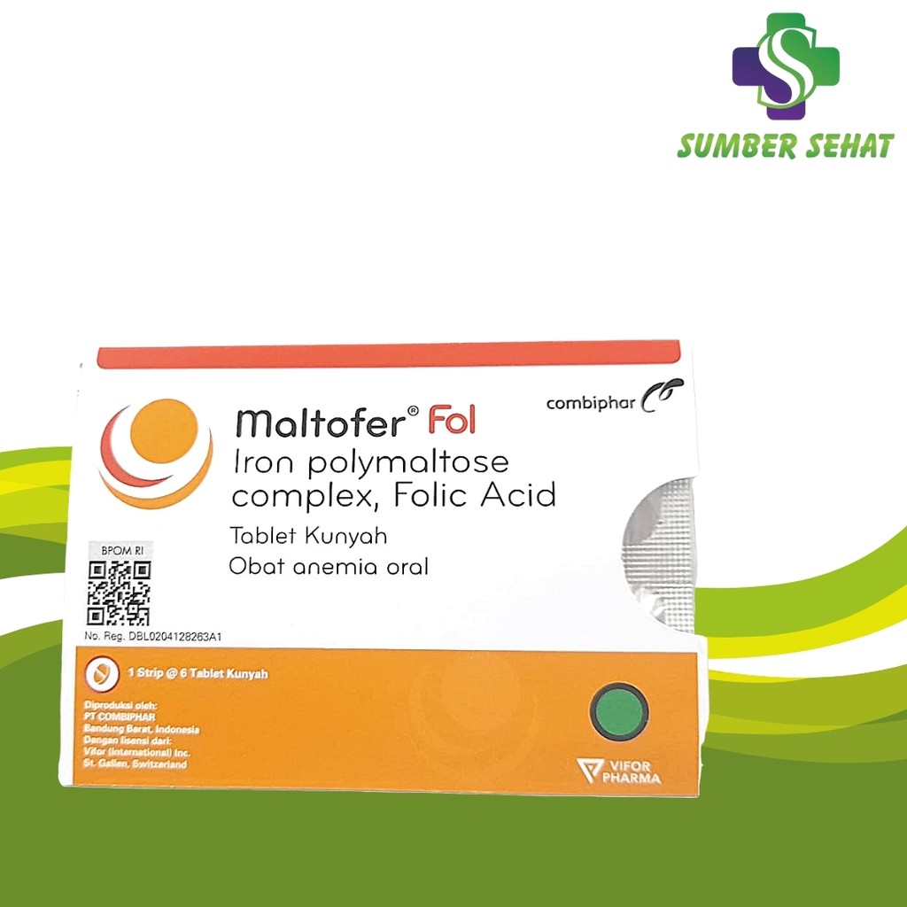 MALTOFER FOL CHEWABLE STRIP 6 TABLET