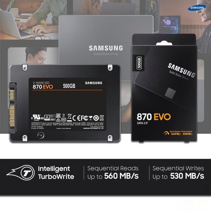 SAMSUNG SSD 870 QVO 1TB / 2TB SATA III GARANSI RESMI BINTANG MAS