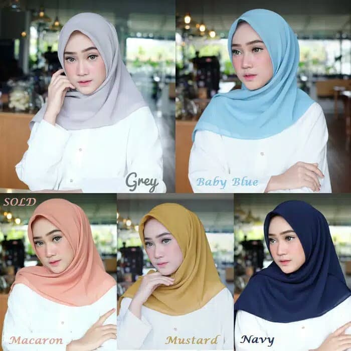 (DEFECT SALE) HIJAB SEGIEMPAT / PASHMINA / DENAY / BERGO / AZARA / ANSANIA / VOAL / HIJAB IMPORT