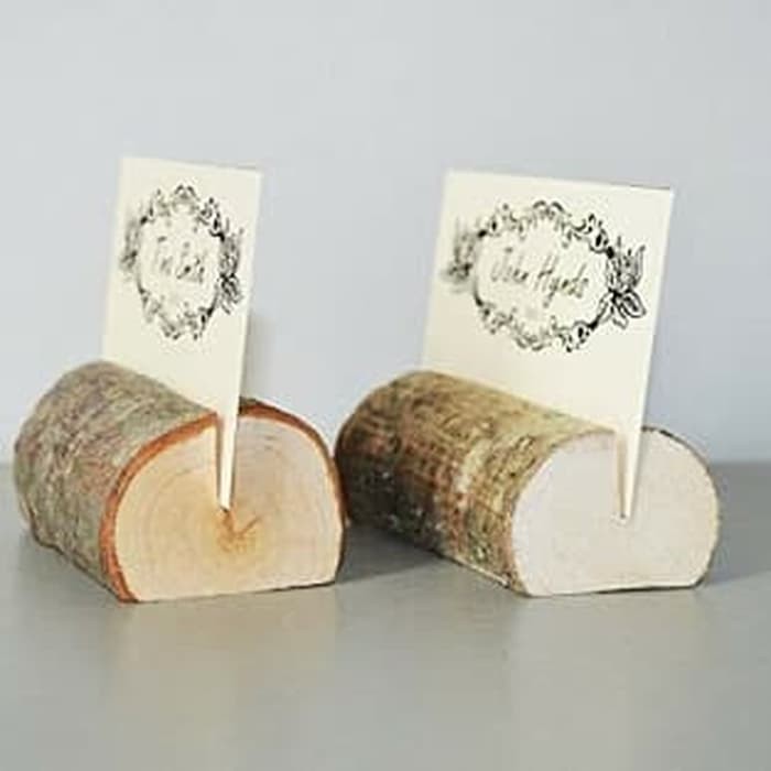 Ready Wedding name card holders rustic wood card holder shabby