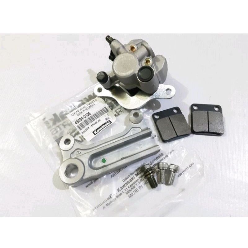 KALIPER BELAKANG KLX 150 + BREKET DUDUDKAN KALIPER BELAKANG KLX 150