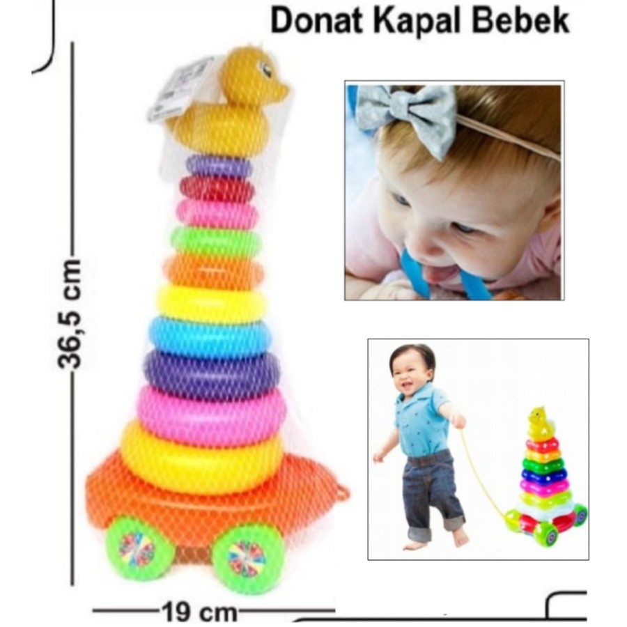 Mainan Donat Bebek Kapal - Mainan Edukasi