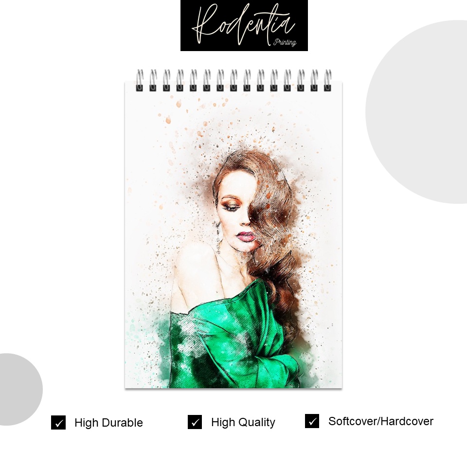 Sketch Book Buku Sketsa Kertas Tebal  200/150/100 Gsm Ukuran A5 Isi 80 - 15 Lembar Kualitas Premium 