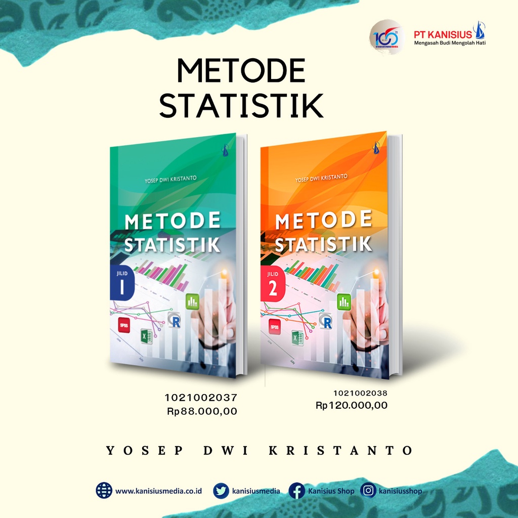 METODE STATISTIK JILID 1 &amp; JILID 2 KARYA YOSEP DWI KRISTANTO