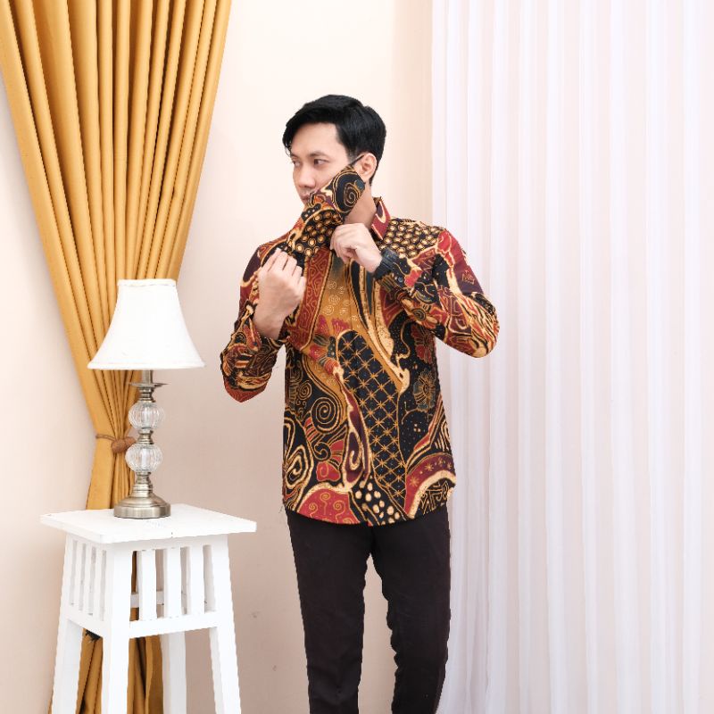 Batik Pria Lengan Panjang Batik Alisan Limited Spesial Premium Premium Terbaru Edisi Terbatas