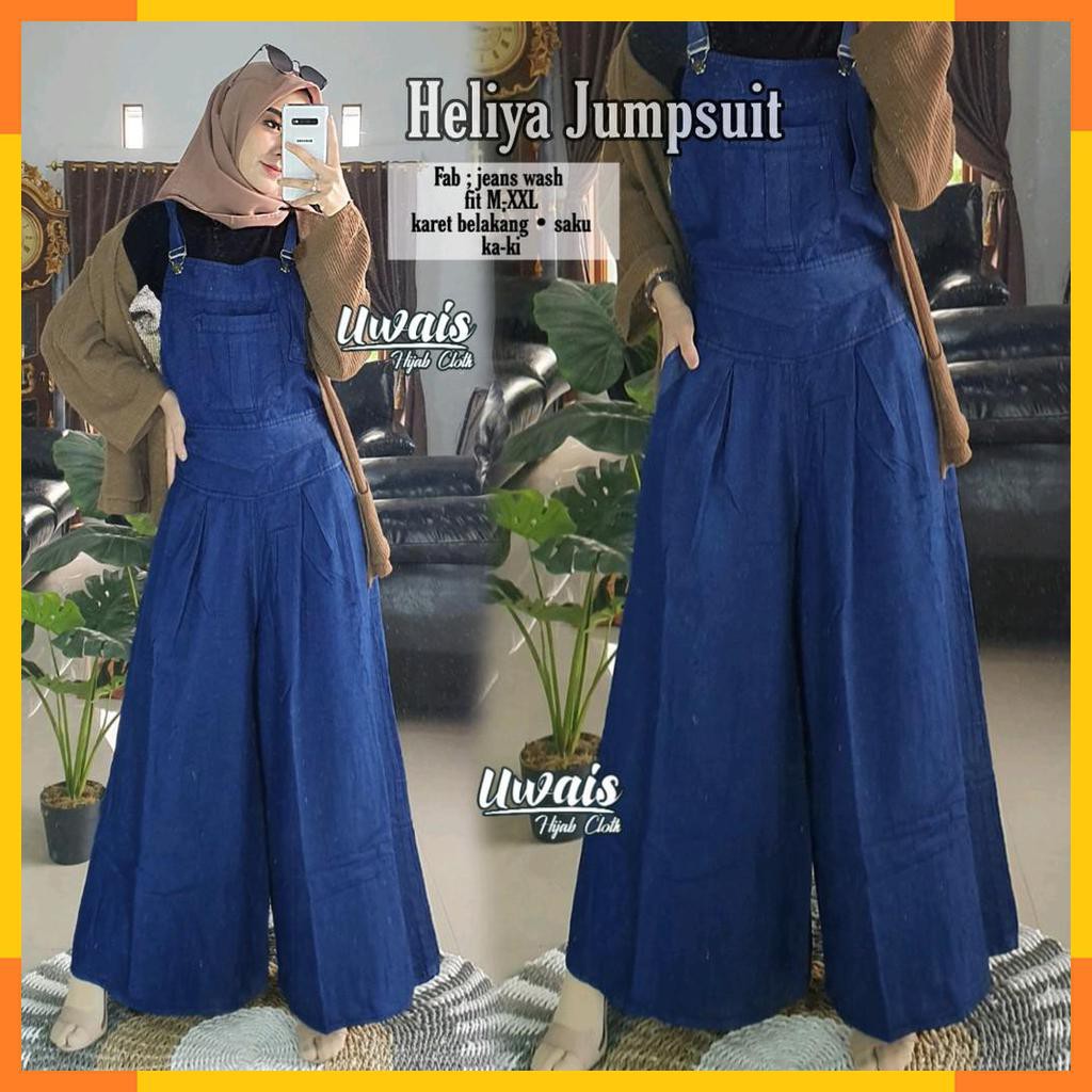 HELIYA JUMPSUIT. FASHION WANITA. BY UWAIS