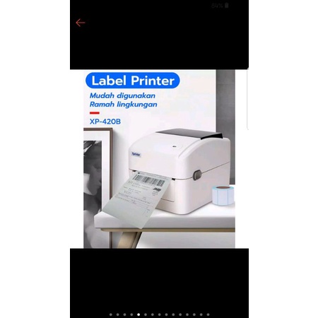 XPRINTER PRINTER BARCODE THERMAL - LABEL PRINTER XPRINTER XP-420B