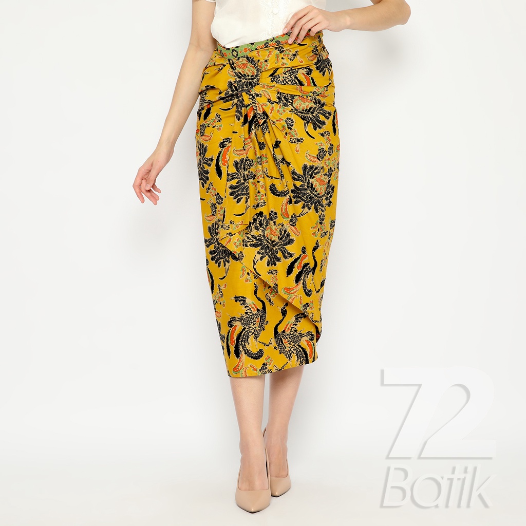 ROK LILIT BATIK Skirt Kebaya Instan Modern Wanita Warna Kuning Hitam Orange Hijau 724996 Cap 72 - Rok Batik Lilit Bawahan Skirt Kamen Kebaya Songket Batik Panjang Plisket Span Instan Jadi Bali Lembaran Premium Modern Untuk Wanita Kondangan