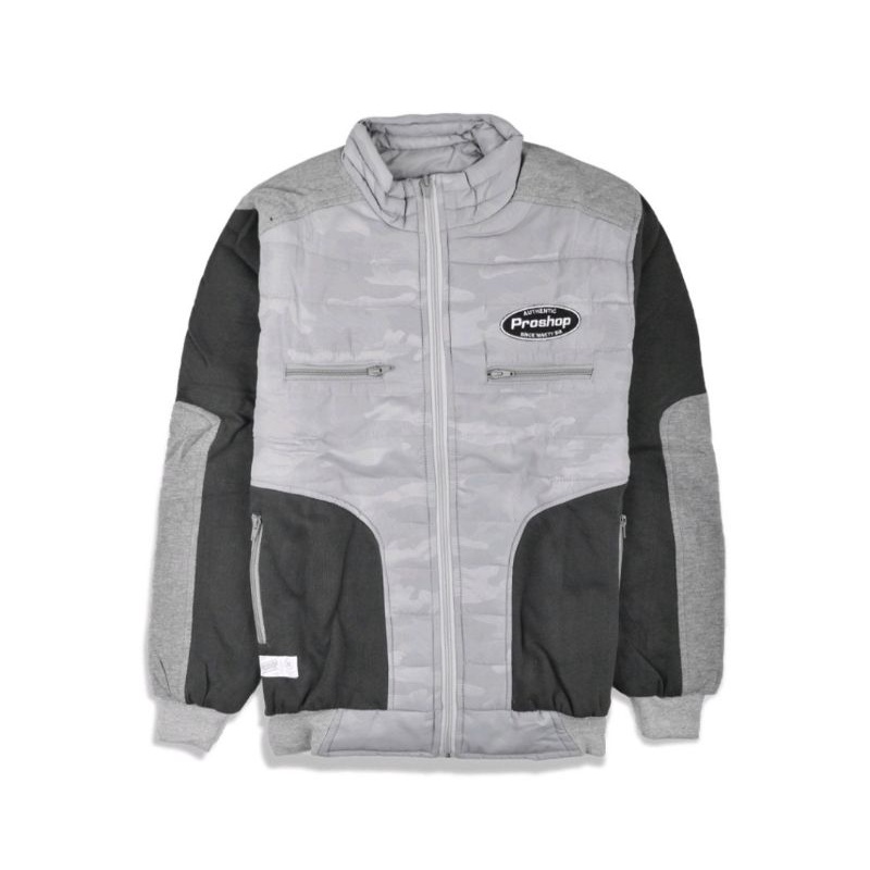 Jaket Pria Abu Proshop Original