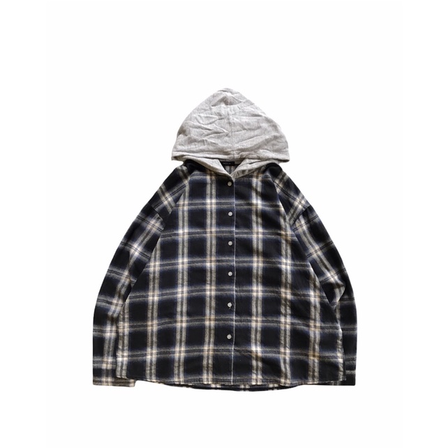 Flannel hoodie second