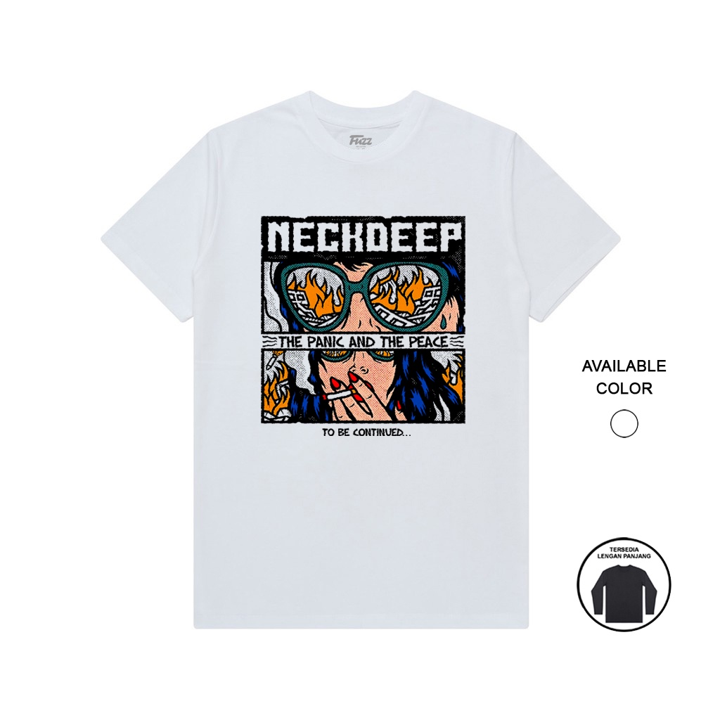 KAOS NECK DEEP | KAOS BAND NECKDEEP | BAJU DISTRO MUSIK PUNK ROCK PRIA WANITA PREMIUM T SHIRT ORIGINAL OVERSIZE