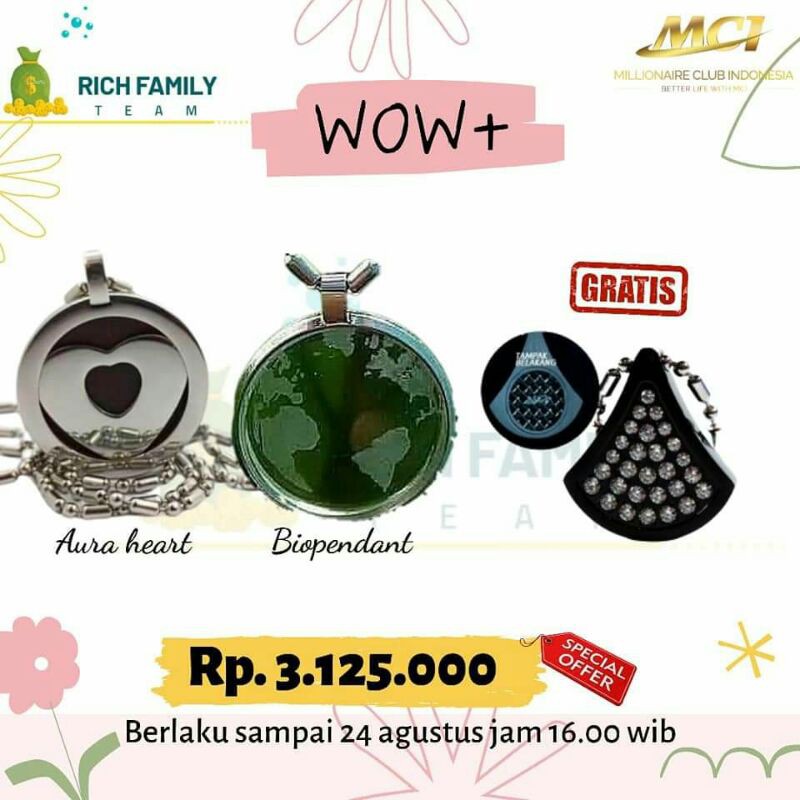 Paket WOW+ (MCI) promo sampai tgl 24 Agustus 2020 jam 16.00wib