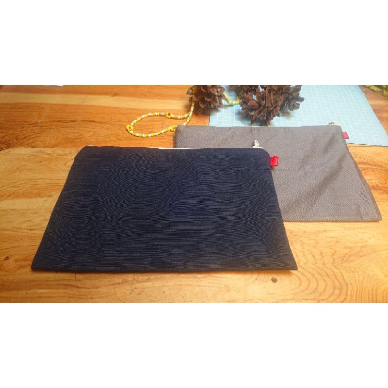 pouch kanvas polos