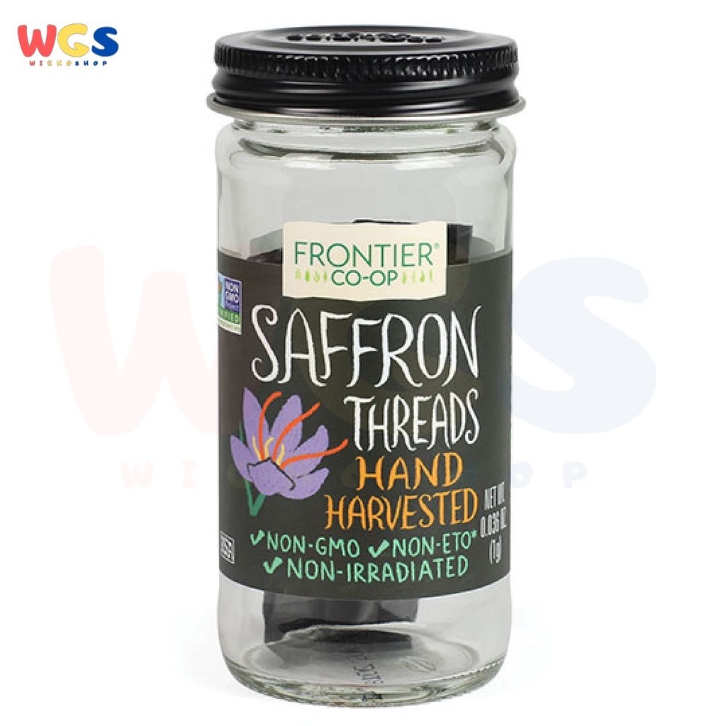 Frontier Natural Products Saffron Threads Hand Harvested 0.036oz 1g