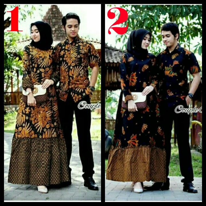 Maura Couple - Sania Ruffle Batik Couple ori Ndoro jowi Kubis Garansi Termurah Shopee