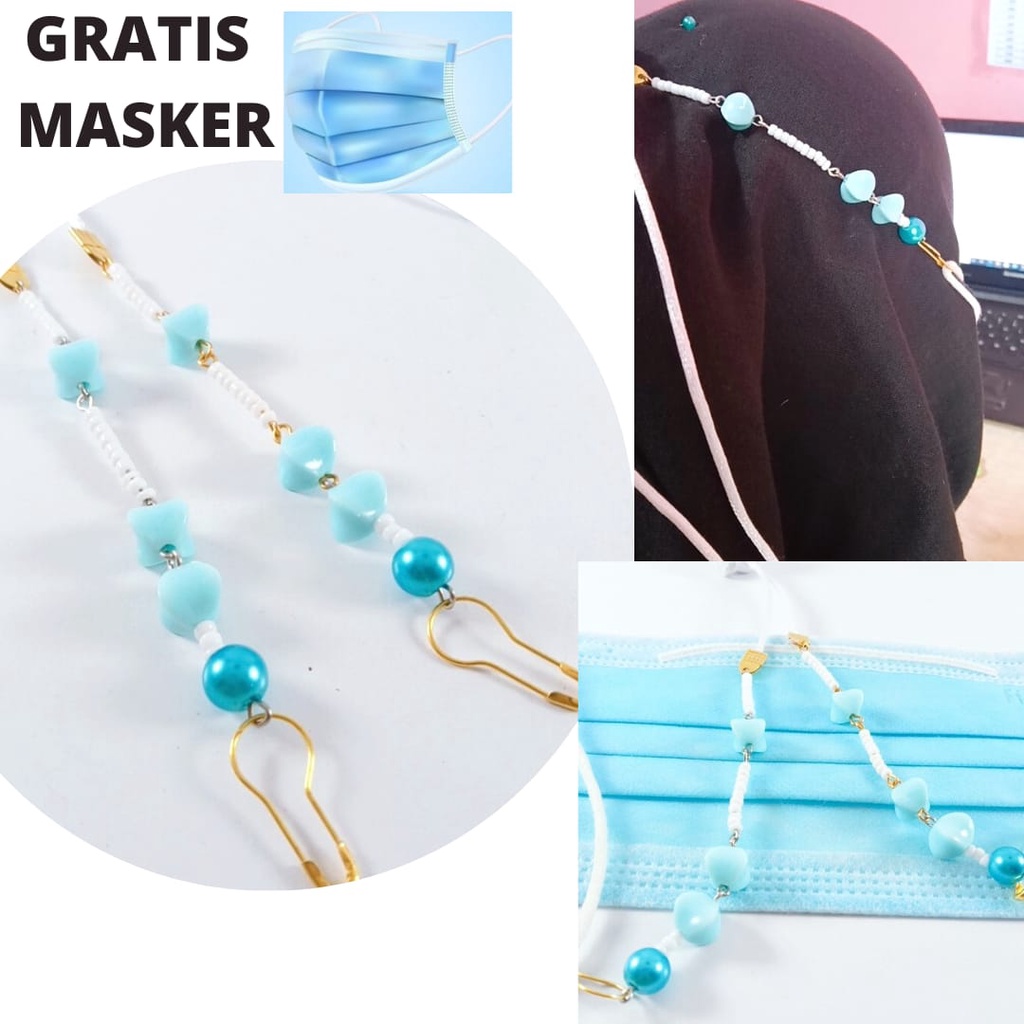 Strap Masker / Strap Kacamata / Gantungan Masker Dadu Strap Mask (Gantungan Masker) Tali Dadu