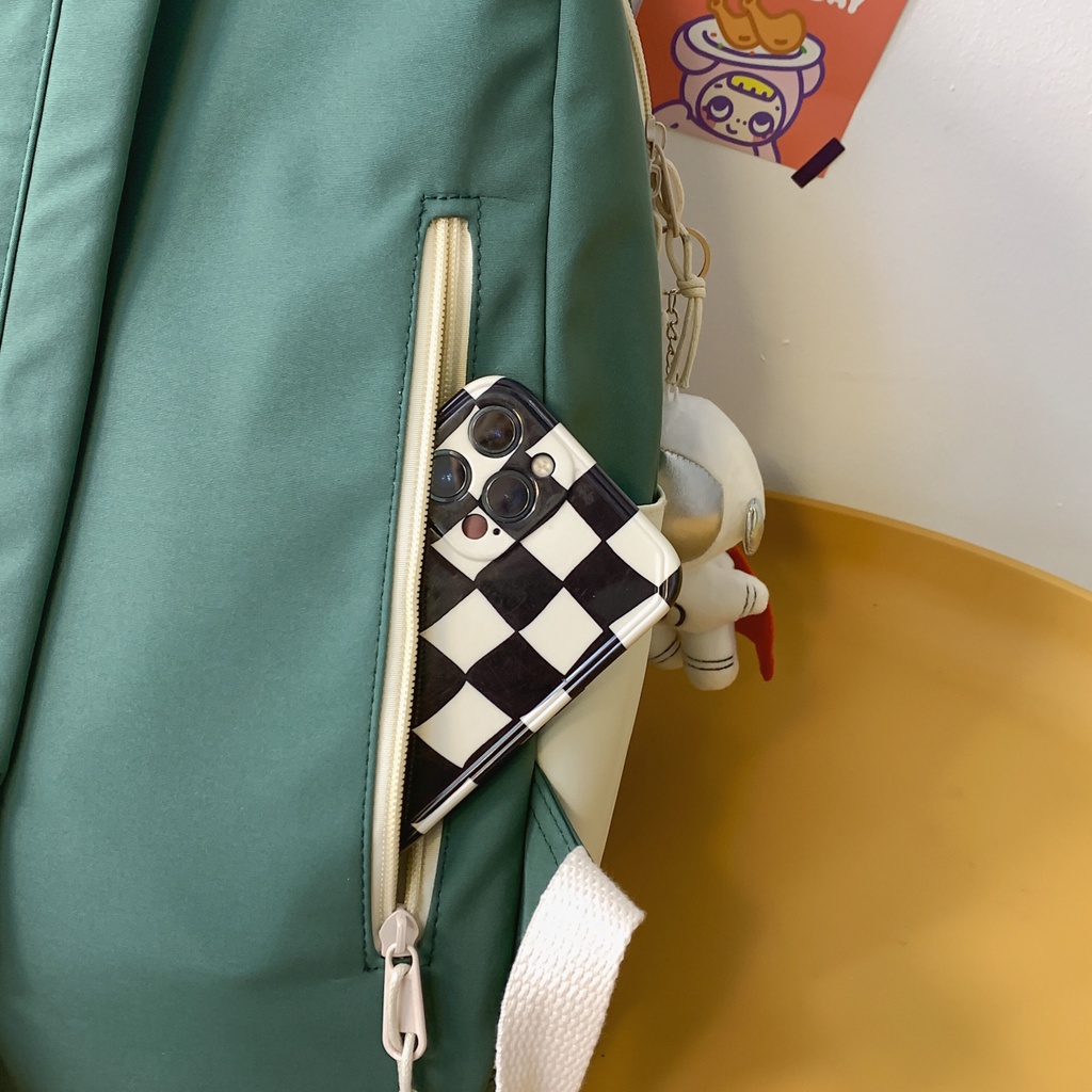 WYK109 Tas Ransel Wanita Pria Squ-idGame Sekolah Kuliah Backpack School Impor TKM