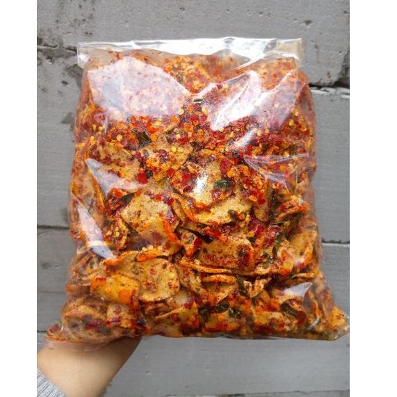 

READY Keripik basreng pedas daun jeruk isi 500 gram 2185 は