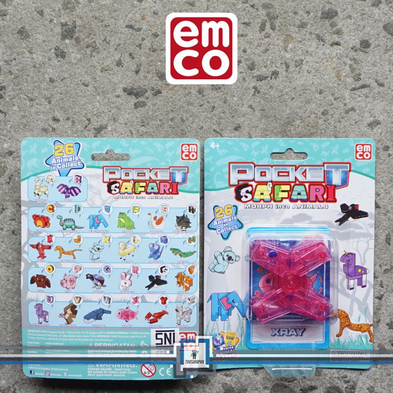Emco Pocket Safari XRAY Fish Letter X Morpher Robot Animal