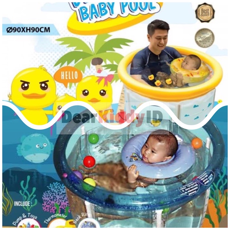 Baby Flow Deluxe Baby Pool / Kolam Spa Mandi Bayi Anak