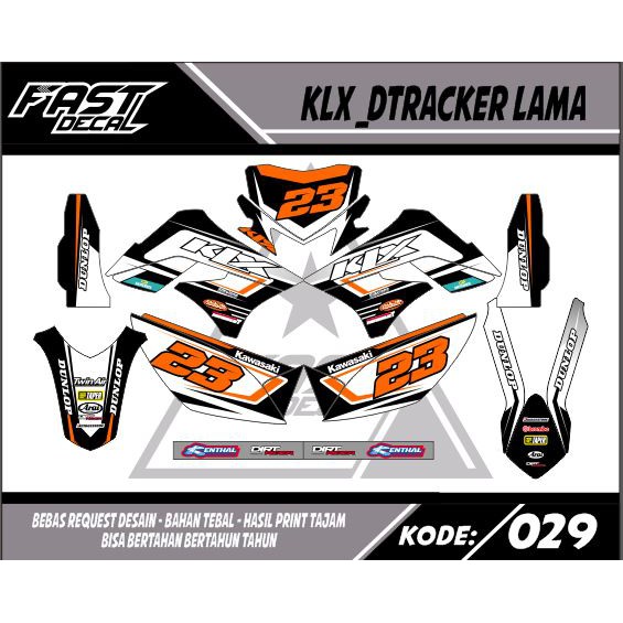 DEcal sticker klx lama_dtracker lama29