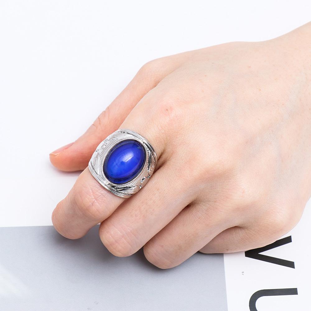 Preva Mood Ring Hadiah Kreatif Perhiasan Fashion Baru Kontrol Suhu