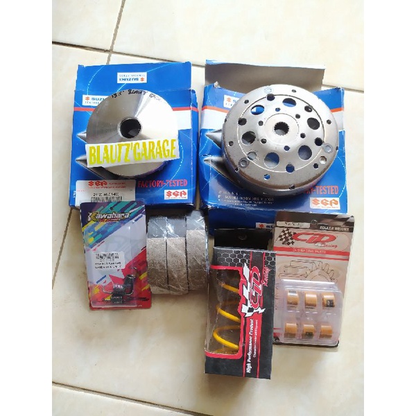 Paket upgrade cvt Suzuki Nex 2, Suzuki address