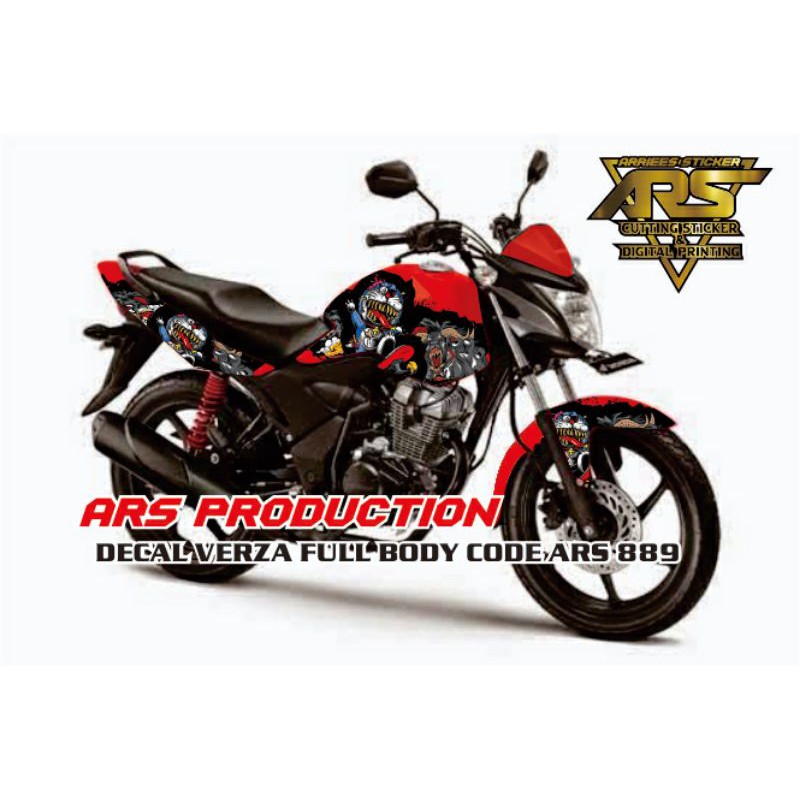 DECAL VERZA FULL BODY CUSTOM - STICKER VERZA