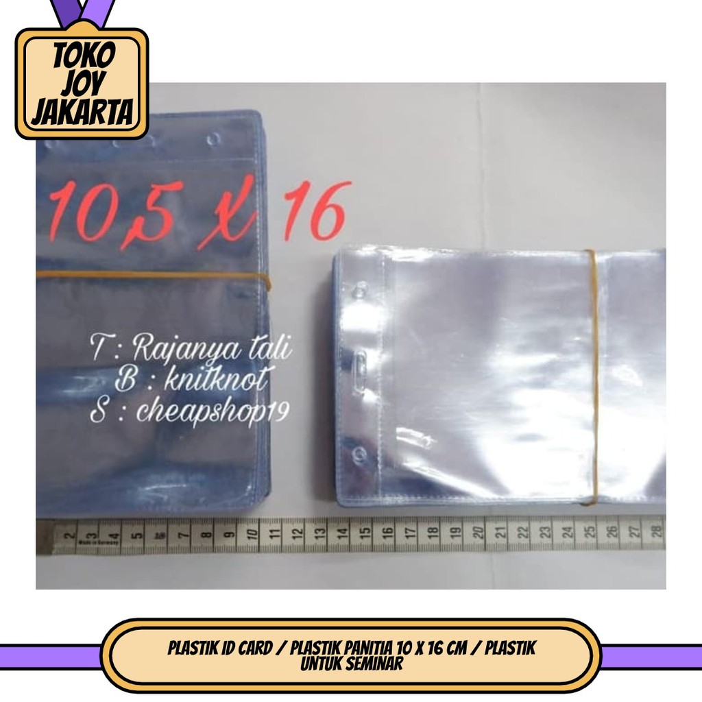 

plastik panitia plastik name tag plastik id card 10.5x16