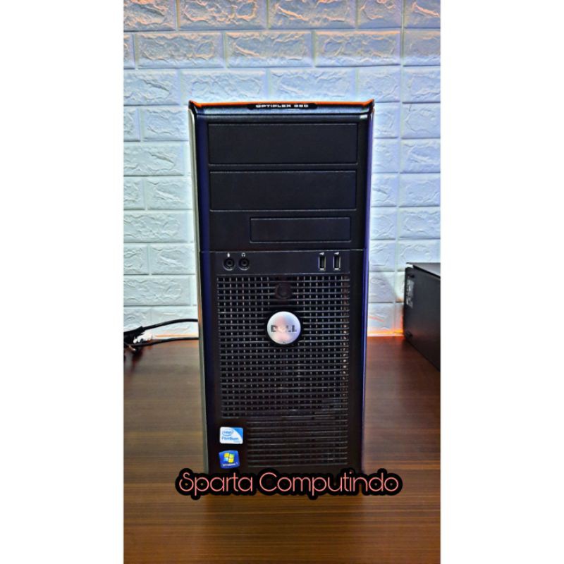 Paketan Dell optiplex 380 Layar 19 in wide ram 4 gb ddr 3 hdd 250 GB bonus wifi termurah bergaransi