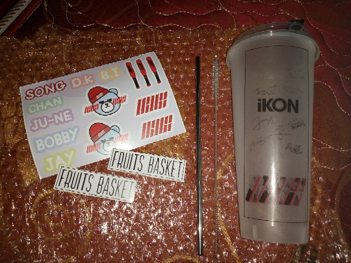 Reusable Cup Nct Treasure Bts Txt Exo Straykids Enhypen Seventeen Ikon
